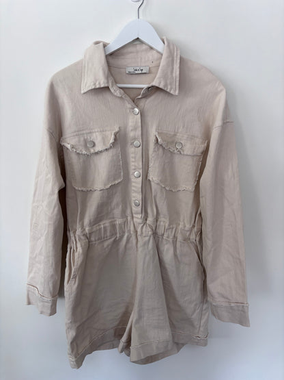 Sadie & Sage Denim Romper | Large