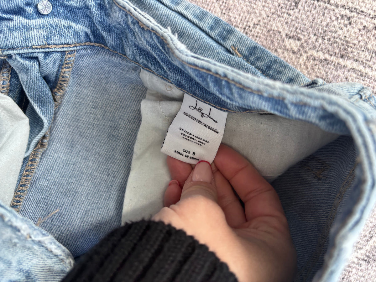 Jilly Jeans Boyfriend Lightly Distressed Jeans | Sz 9 (fits Sz 27 or 28)