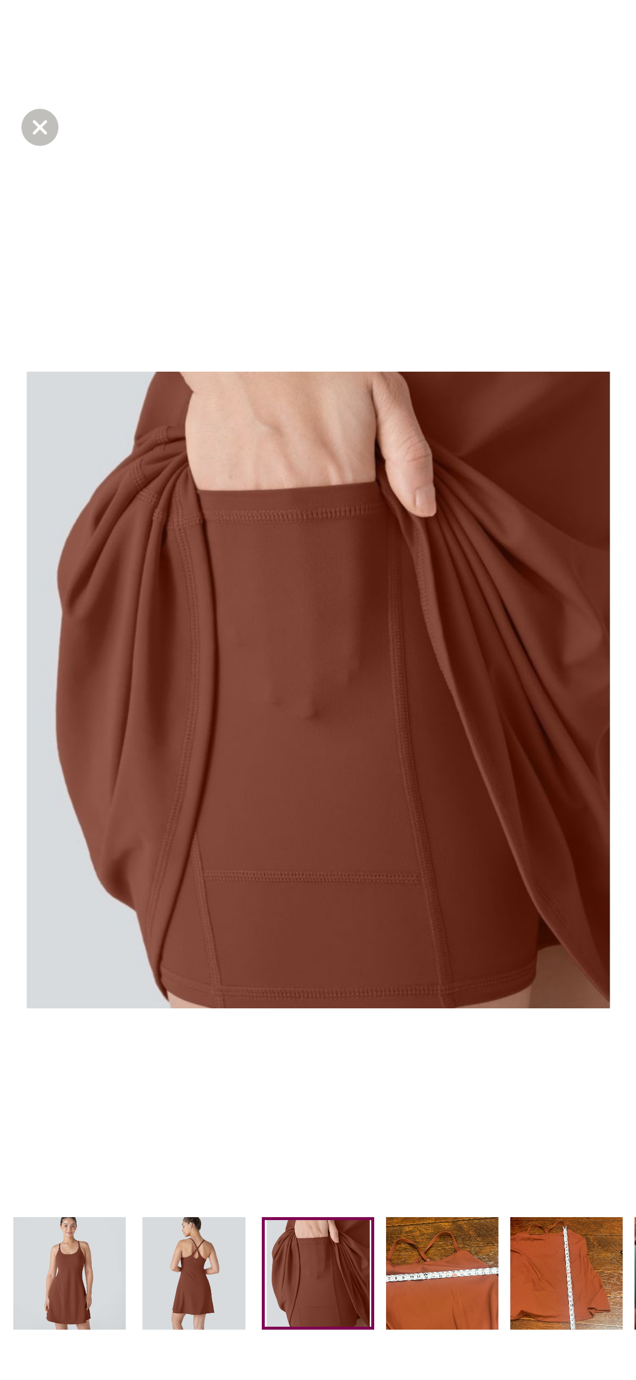 SoftlyZero™ Plush Backless Active Dress | Sz Medium