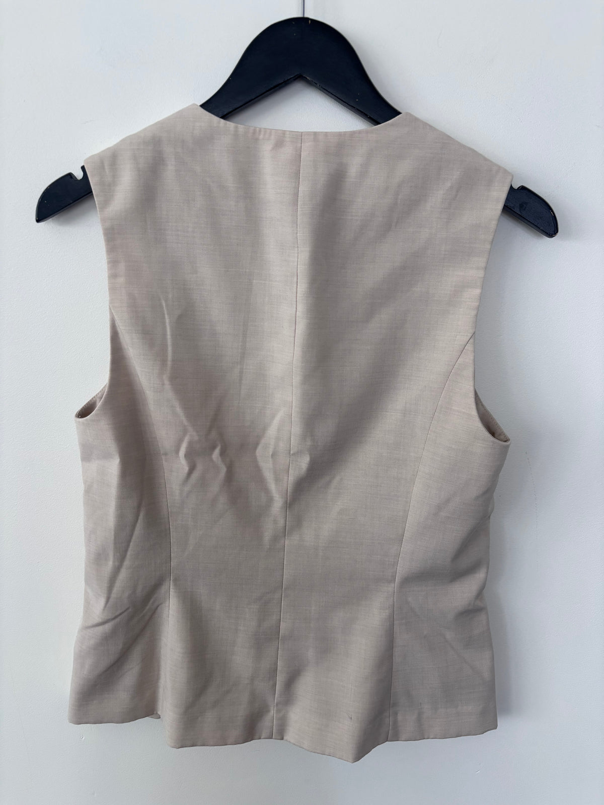 H&M Ivory Button Up Suit Vest | Sz Small (may fit Medium)