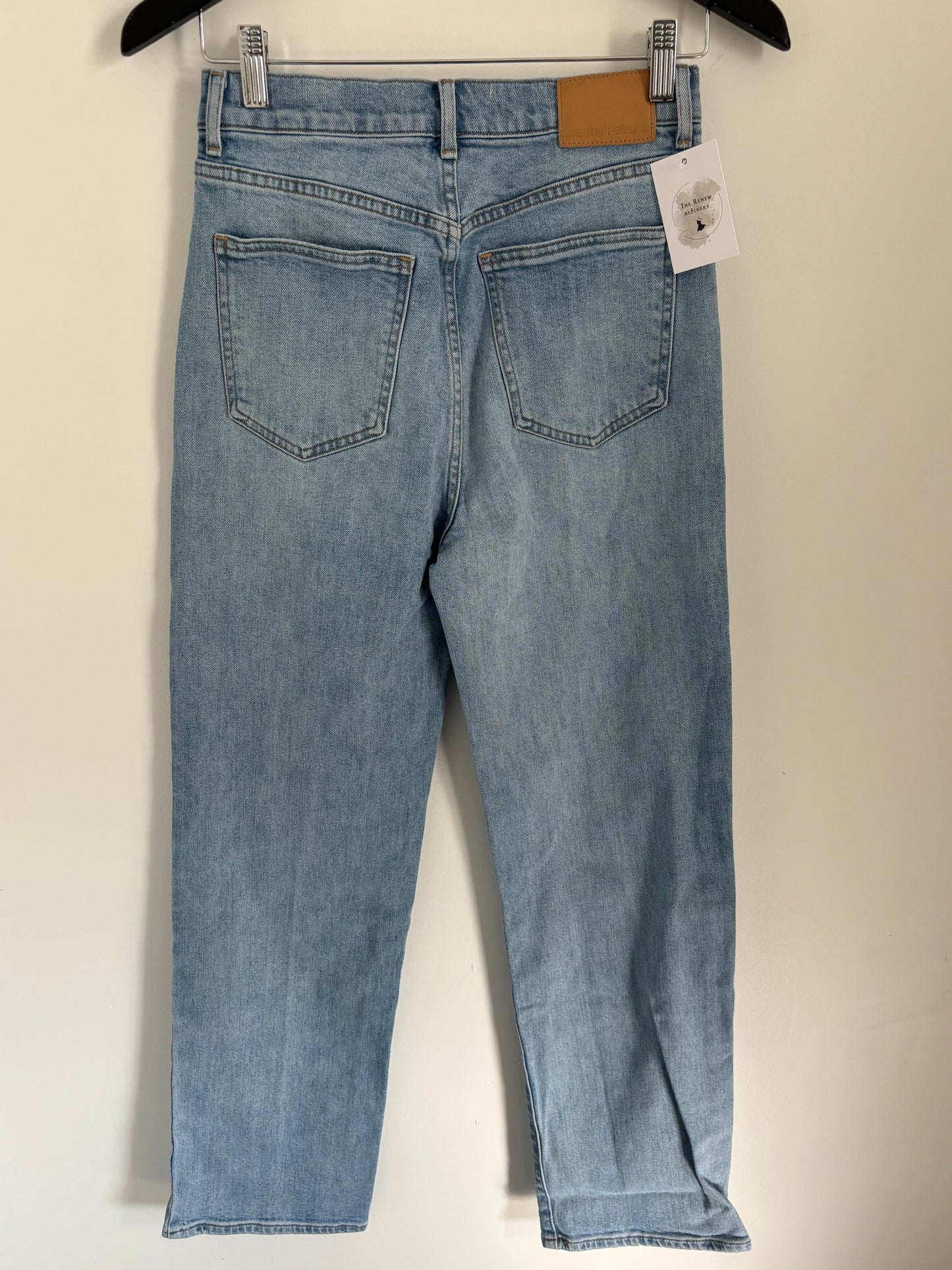 Denim Forum 90s High Rise Stovepipe Denim | 28 (may run small)
