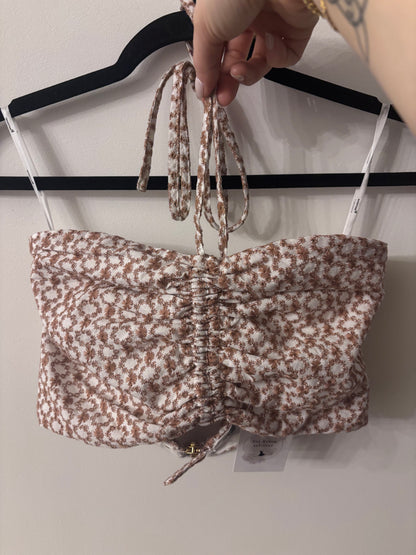 MINKPINK Floral Halter Top | Sz Medium