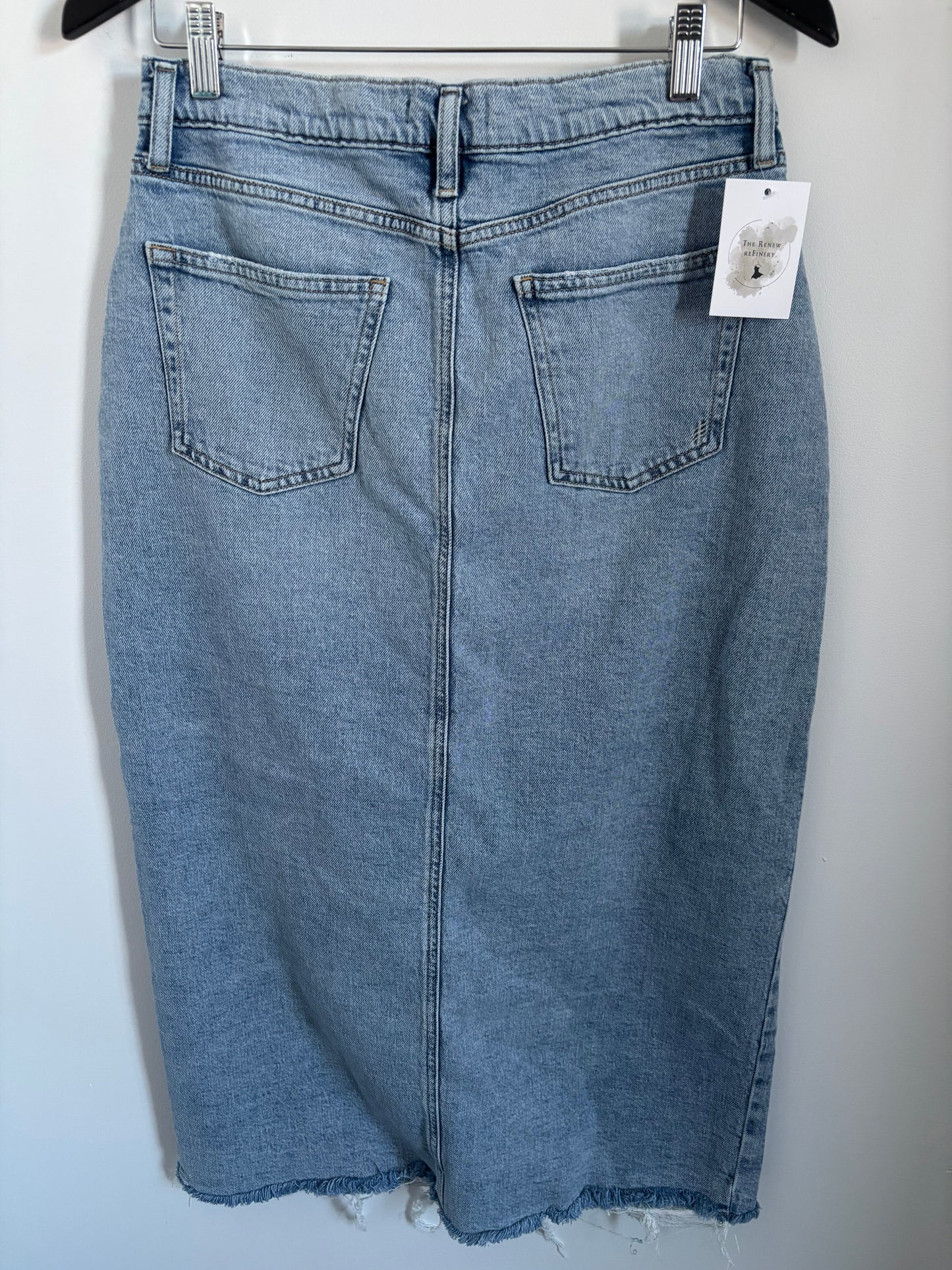 Silver Jeans Denim Midi Skirt | Sz 27 (J113L9)
