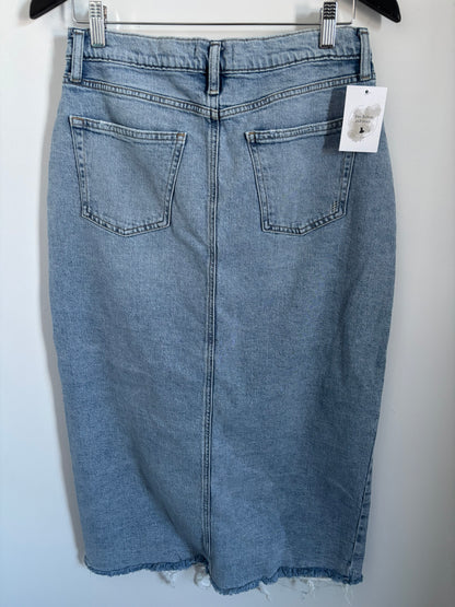 Silver Jeans Denim Midi Skirt | Sz 27 (J113L9)