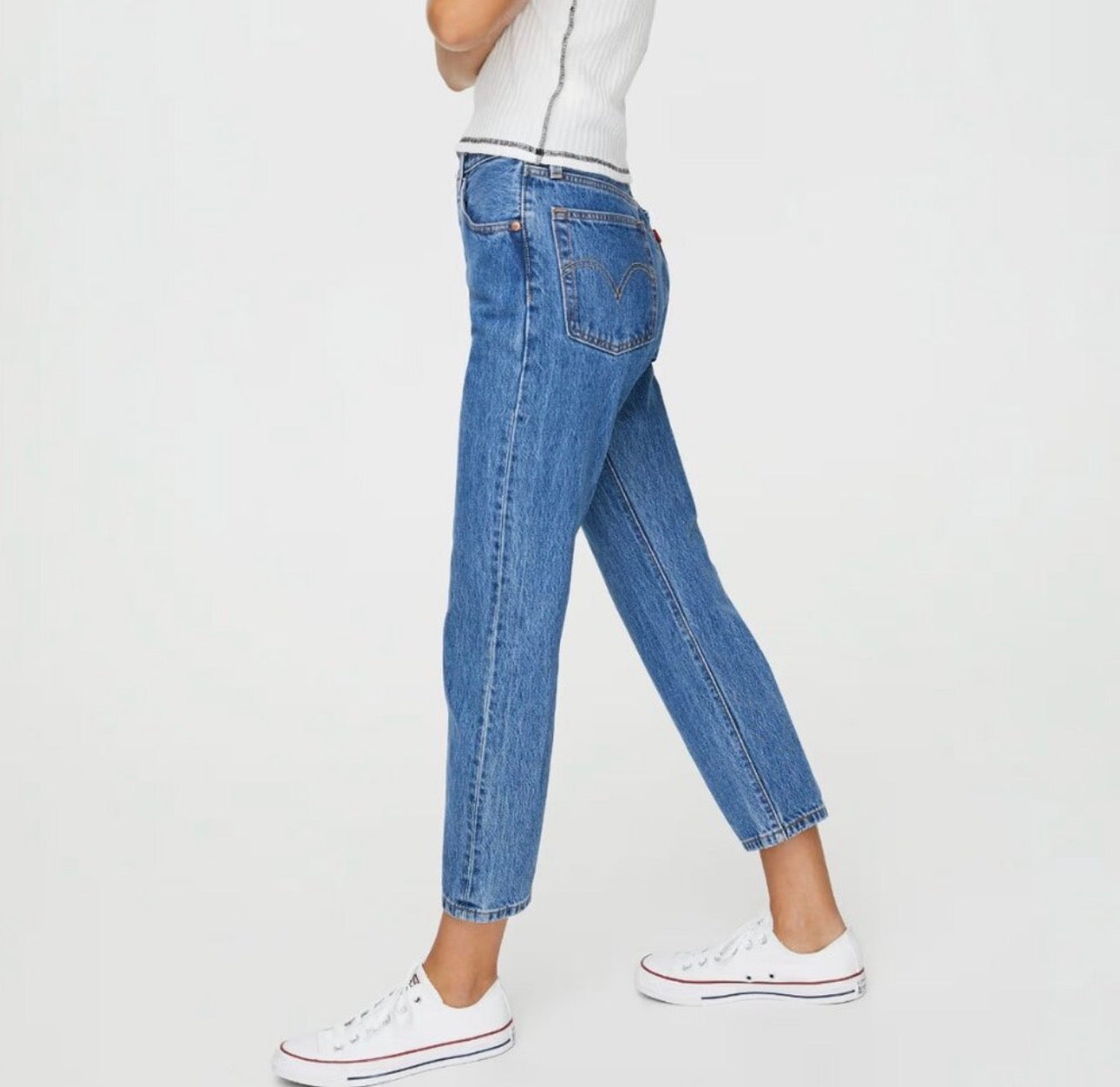 Levi's 501 Cropped Blue Jeans | Sz 29