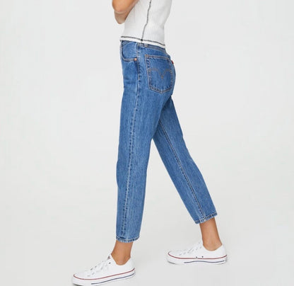 Levi's 501 Cropped Blue Jeans | Sz 29 (fit like 28)