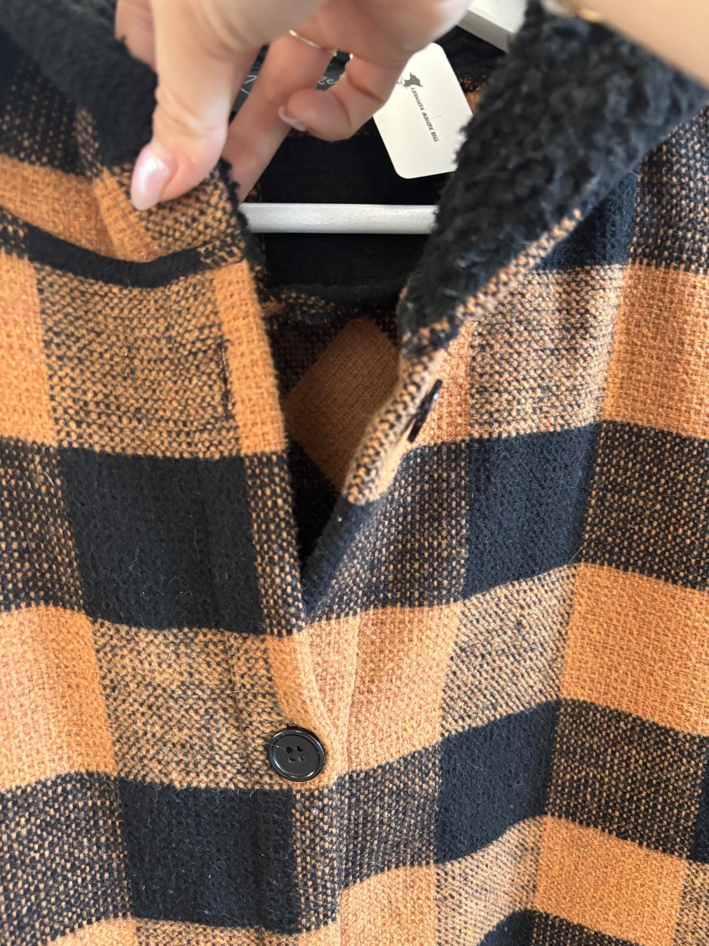 RD Style Hooded Plaid Jacket | XS (fits like medium) (O76LP)