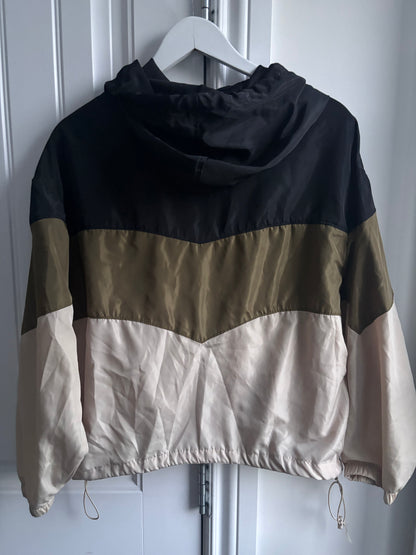 Deluc Colourblock Full Zip Hooded Windbreaker | Sz Small