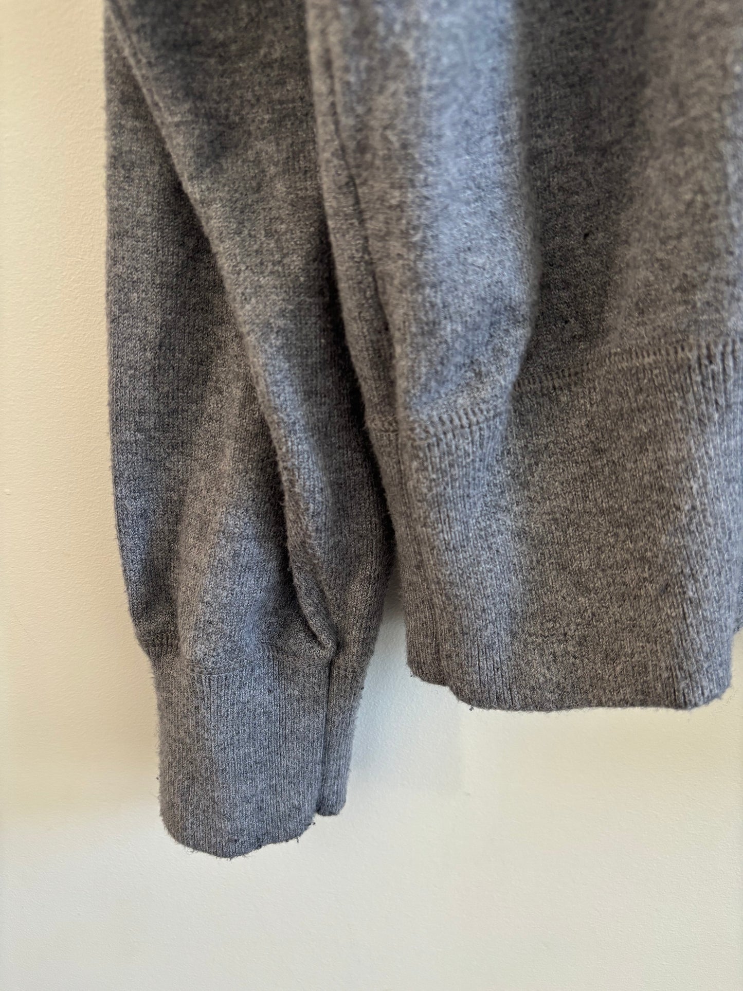 Zara Plain Grey Knit Sweater | Small (fits larger) (O110C1)