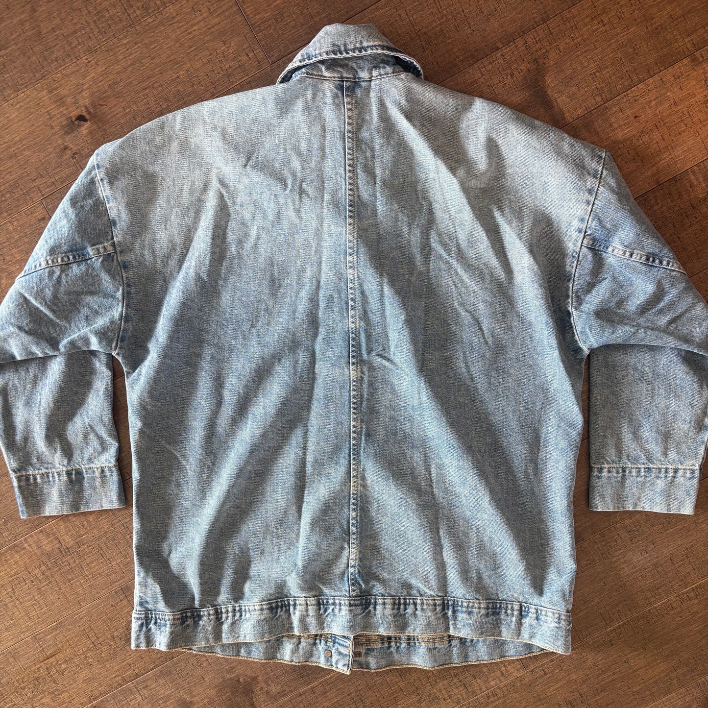 Free People Avery Denim Jacket | Sz Small (Fits like Large)(AG1)