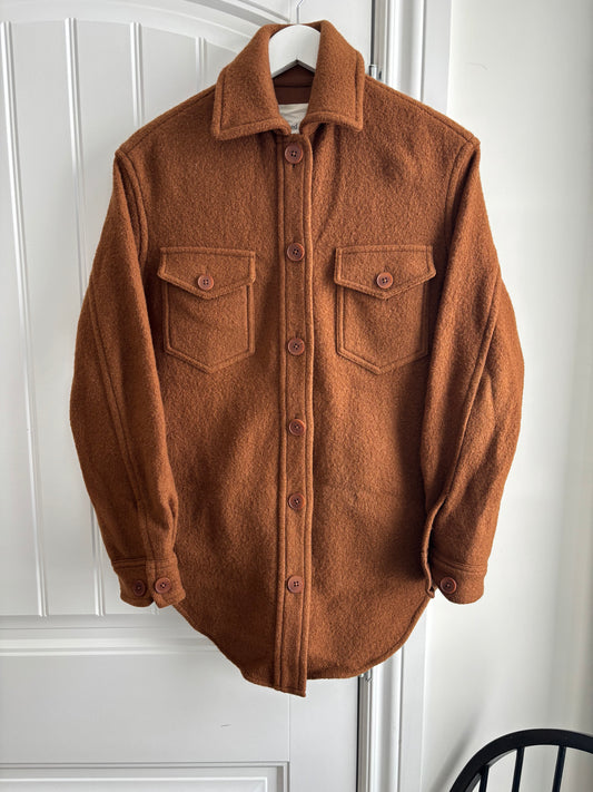 Wilfred Free Ganna Wool Shirt Jacket | XXS (fits like small) (D004R5)