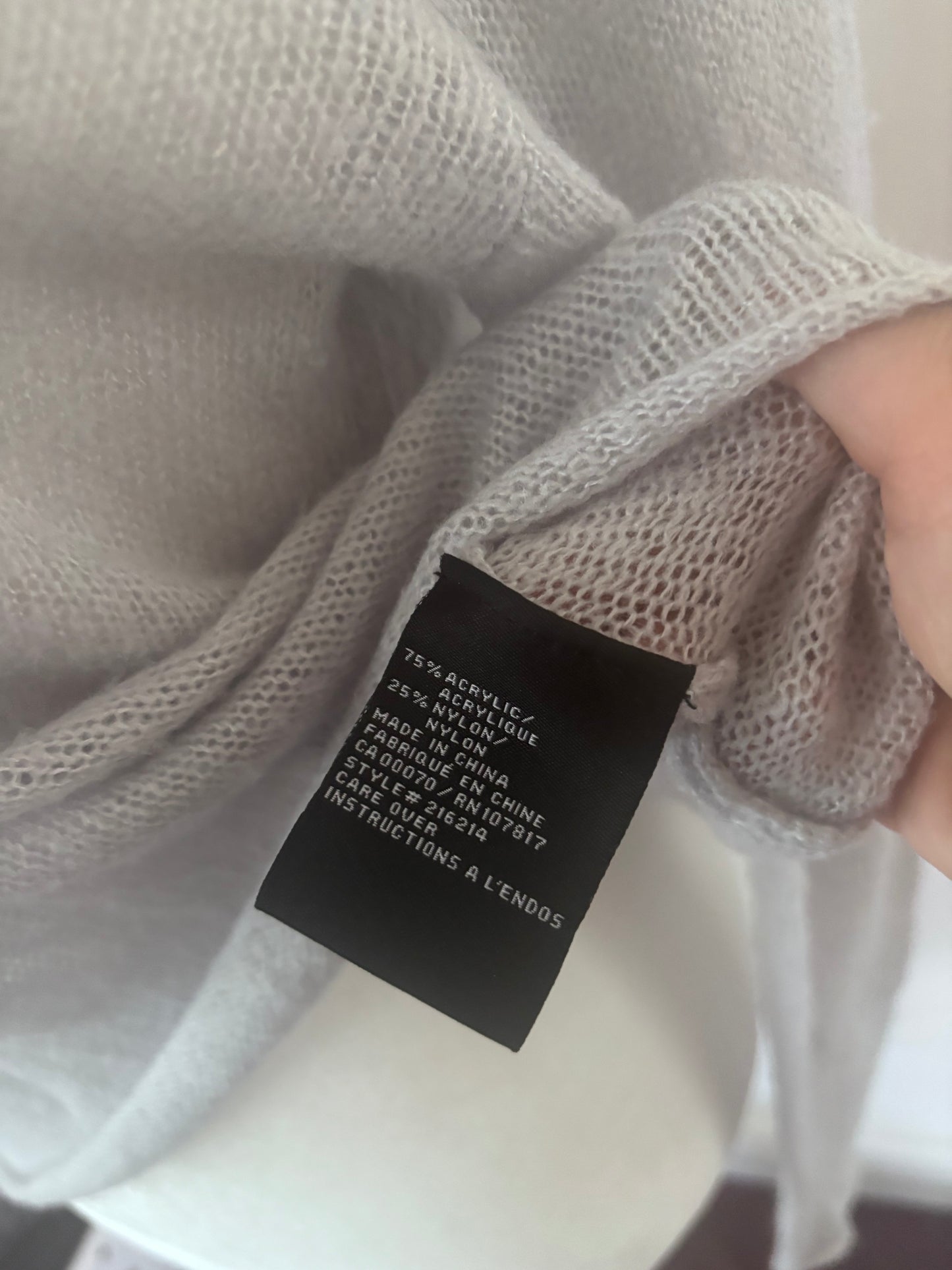 Brunette the Label Tie Up Sweater | Sz S/M