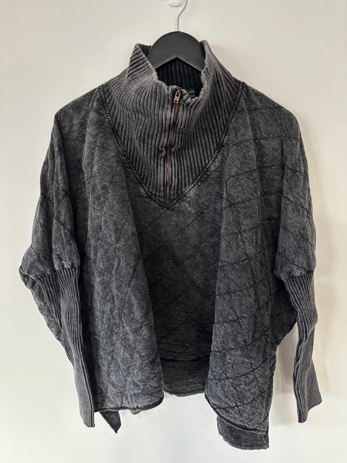 Free People Shiloh Quilted Sweater | small