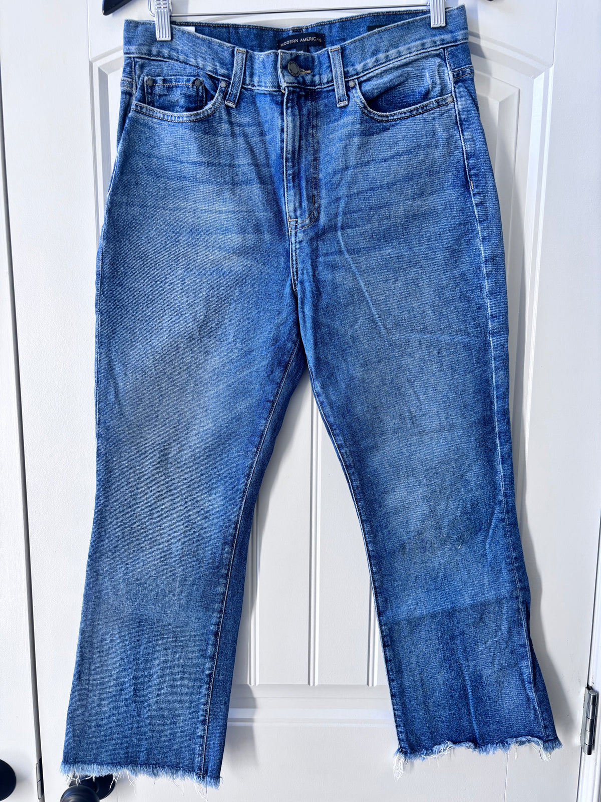 Modern American La Brea Crop Bootcut Jeans | Sz 30 (has stretch)