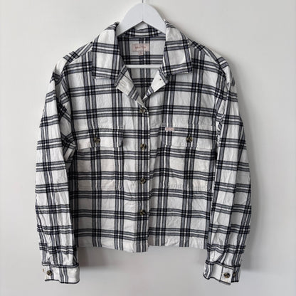 Brixton Bowery Button Up Flannel Organic Cotton Shirt | Sz Small (fits larger)