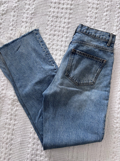 ONLY High Rise Straight Leg Denim | Sz 29 (small fit, 28)