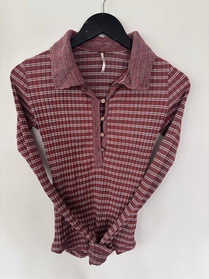 Free People Dahlia Ribbed Top | Sz XS