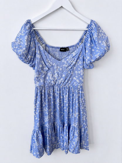 RD Style Floret Crepe Puff Dress | Sz Small
