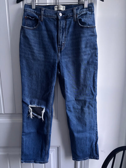 A&F The Ankle Straight Ultra High Rise Jeans | Sz 29