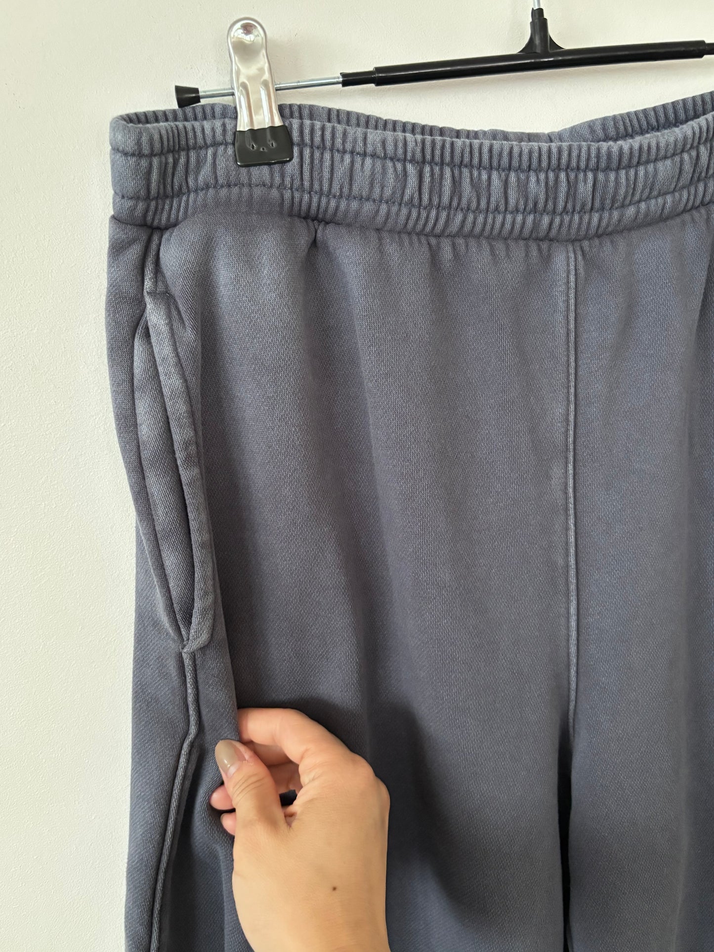 Gap Fleece Barrel Leg Sweatpants Navy | Sz Medium (fits a little big)