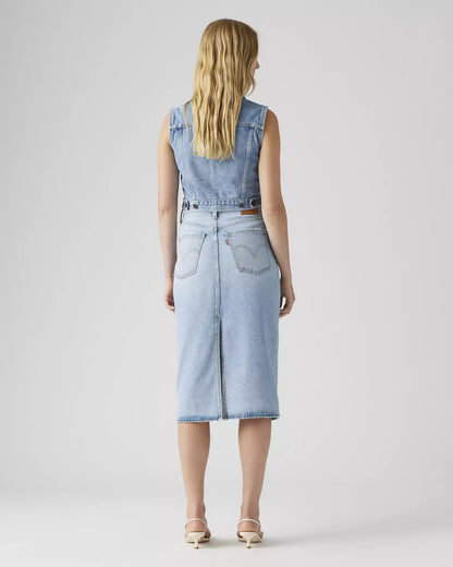Levi's High Rise Back Slit Skirt | Sz 29