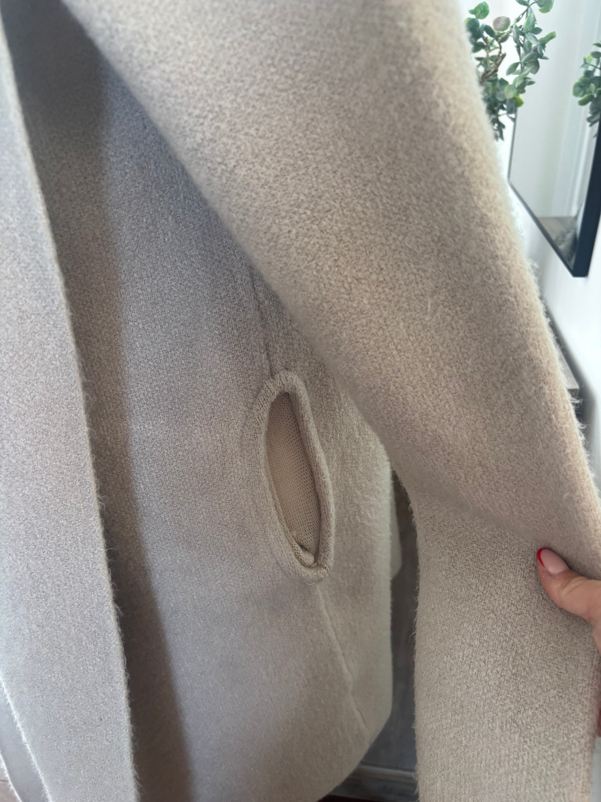 Stockport Jacket in Light Beige/Grey | Sz XXS (fits like Medium)