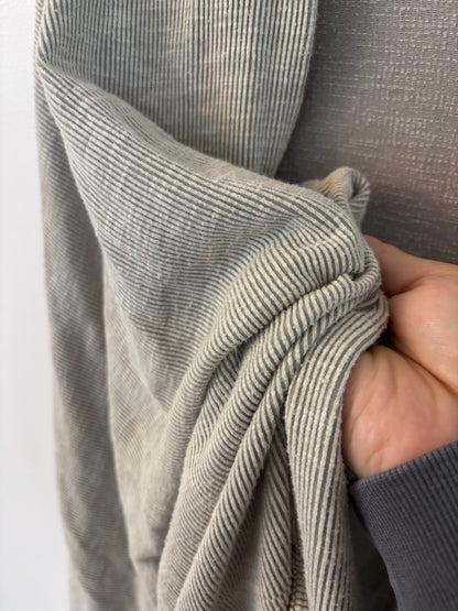 Donni Striped/Ribbed Relaxed Cardigan | OS (Medium fit)