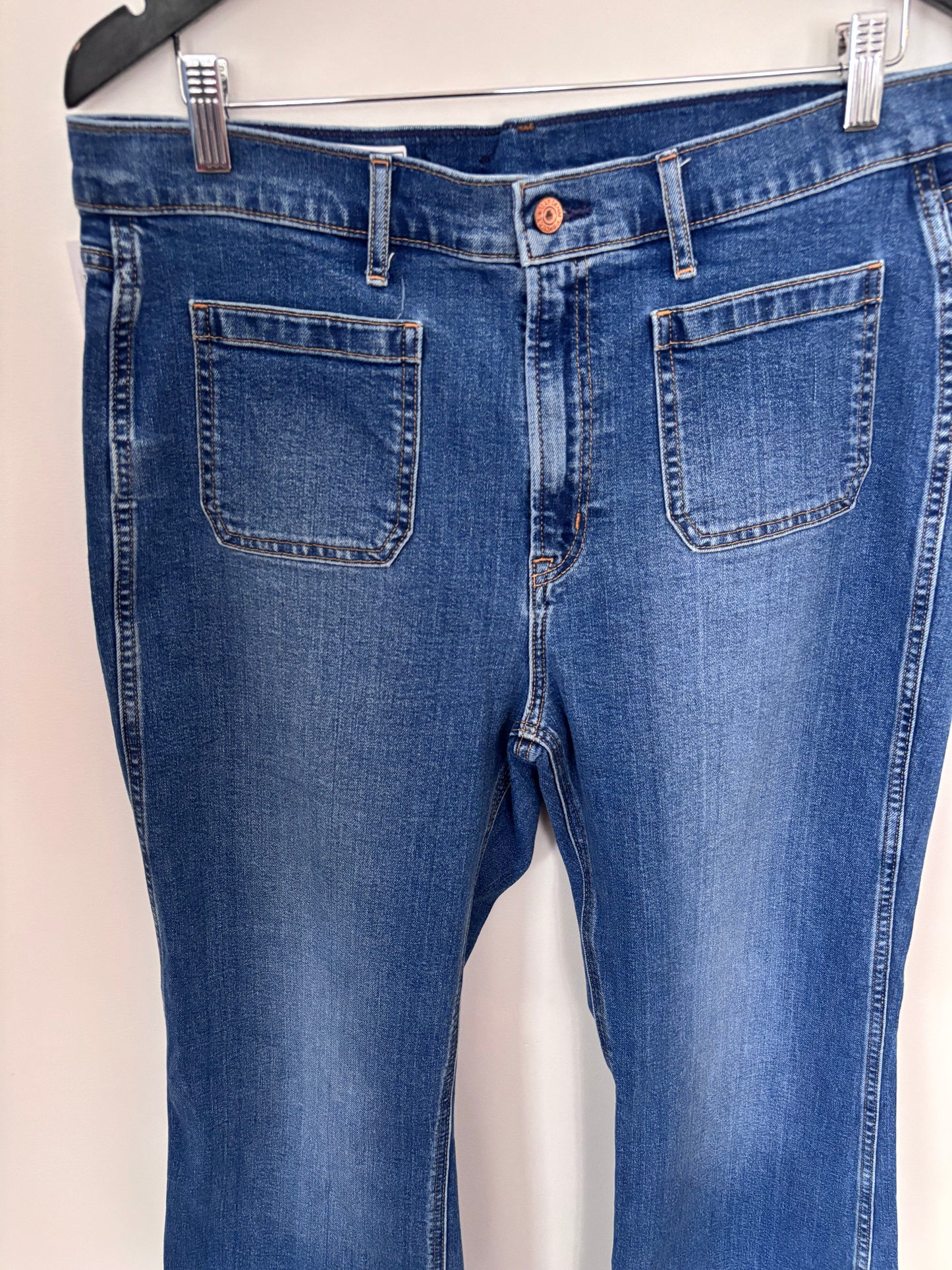 Gap 70s Flare High Rise Denim | Sz 16 (N112N19)