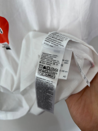 Levi's Cropped Jordie T-Shirt with Logo | Sz XL