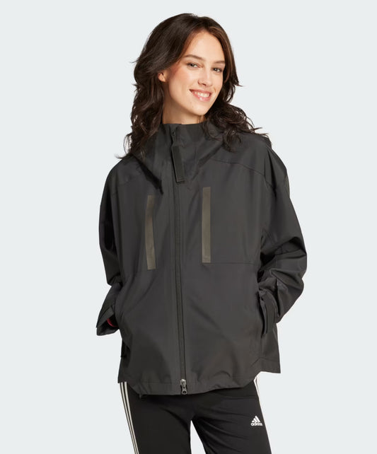 Adidas NWT Hooded Raincoat | XS (oversized fit)