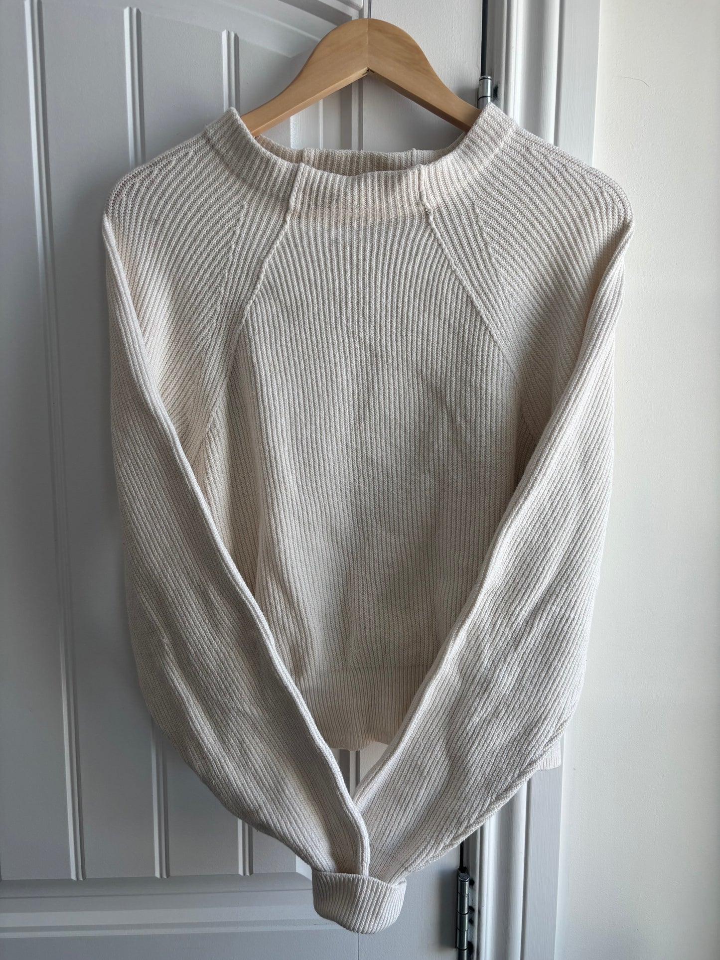 Free People "Too Good" Ribbed Mock Neck Sweater | Small (generous fit)