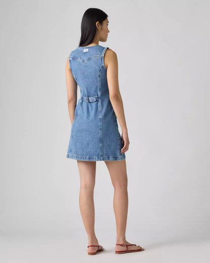 Levi's Vianna Denim Vest Dress | Sz Large