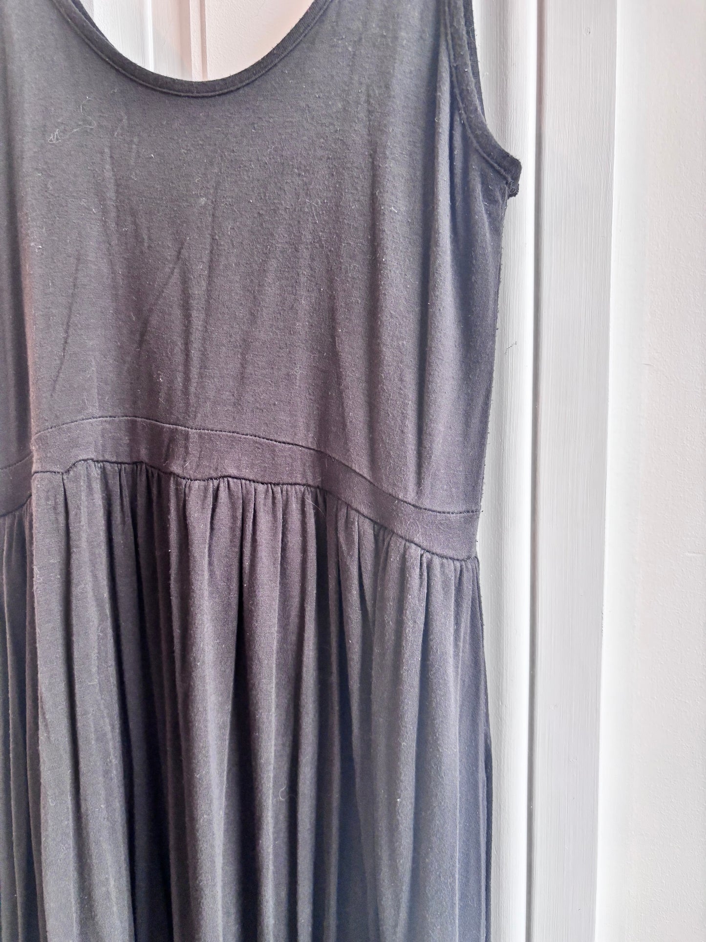 Be You Black Rayon Maxi Dress | Sz Small