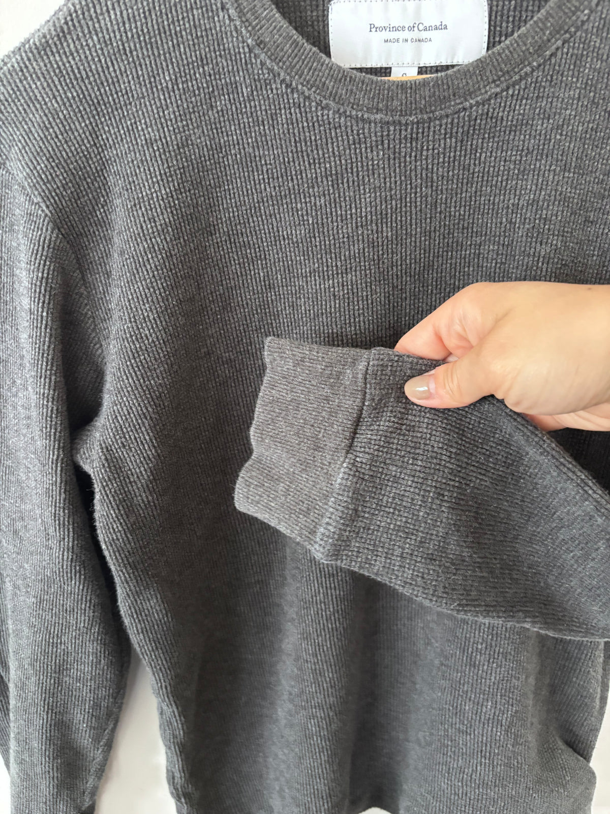 Province of Canada Waffle Thermal Long Sleeve | Sz Small