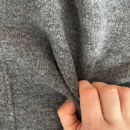 The Workshop Dark Grey Knit Sweater | Sz Small (oversized)