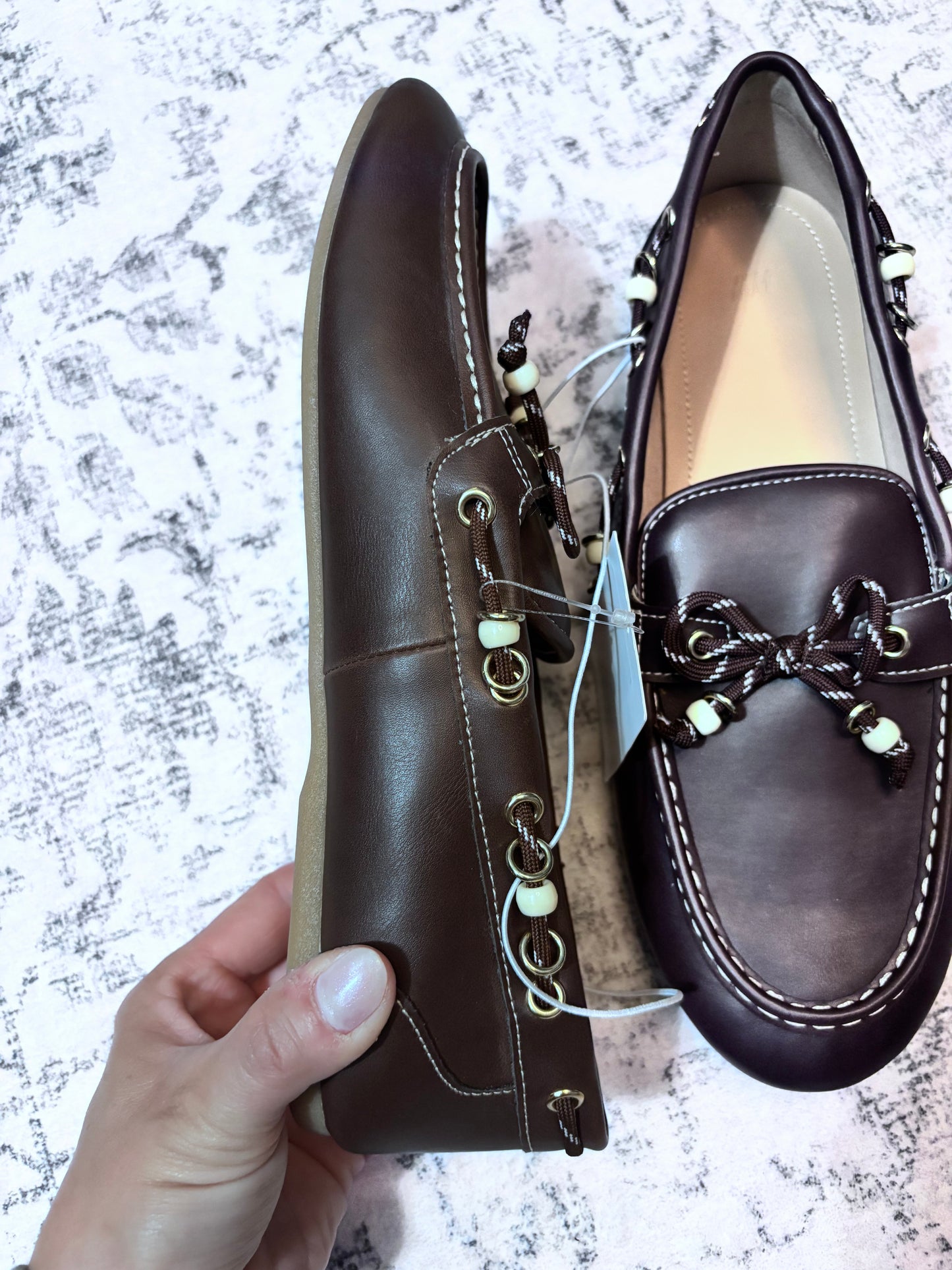 H&M Boat Shoes in Brown NWT | Sz 9