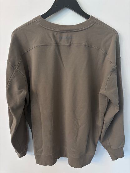 Lululemon Perfectly Oversized Crew Carbon Dust | Sz Small (fits like Medium)