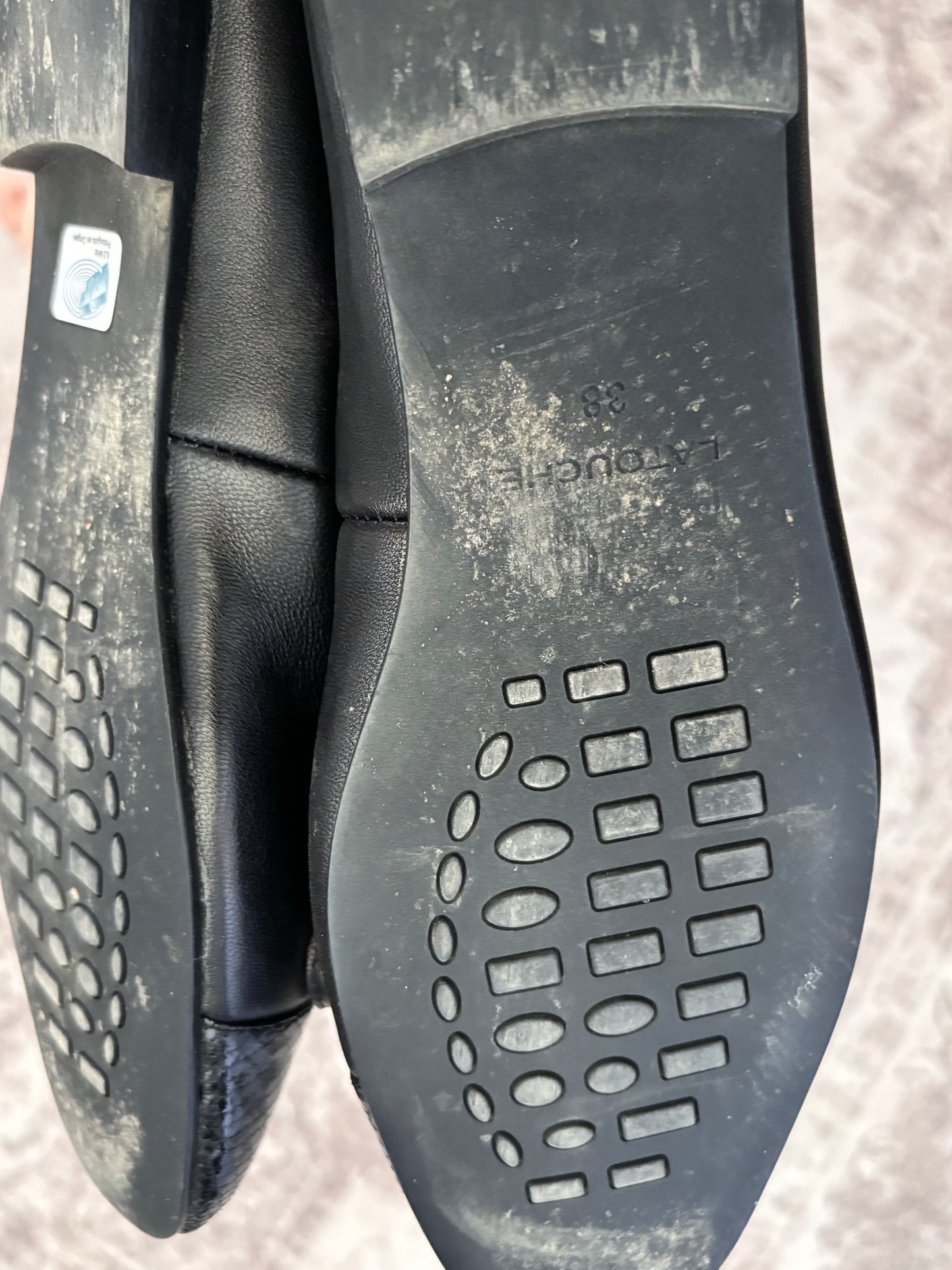 Latouche Black Ballet Flat | Sz 7.5 / 38