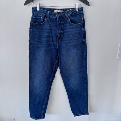 Zara High Rise Mom Jeans | Sz 8 or 29 (small fit)(CS18W8)