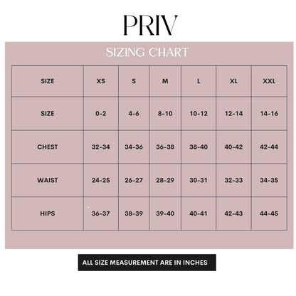 Priv Nirvana V-All's in Denim  | Sz Large (New/Not Consignment)