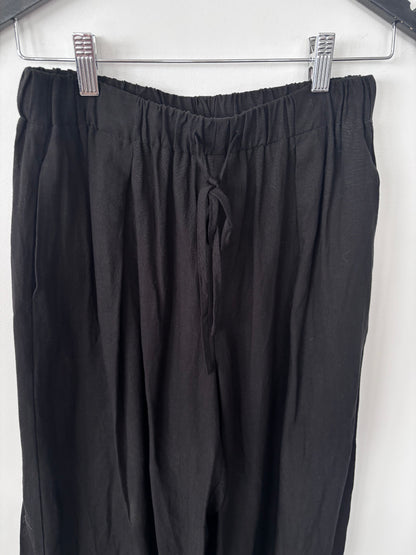 C'est Moi Wide Leg Linen Pants | Small (may fit Medium)