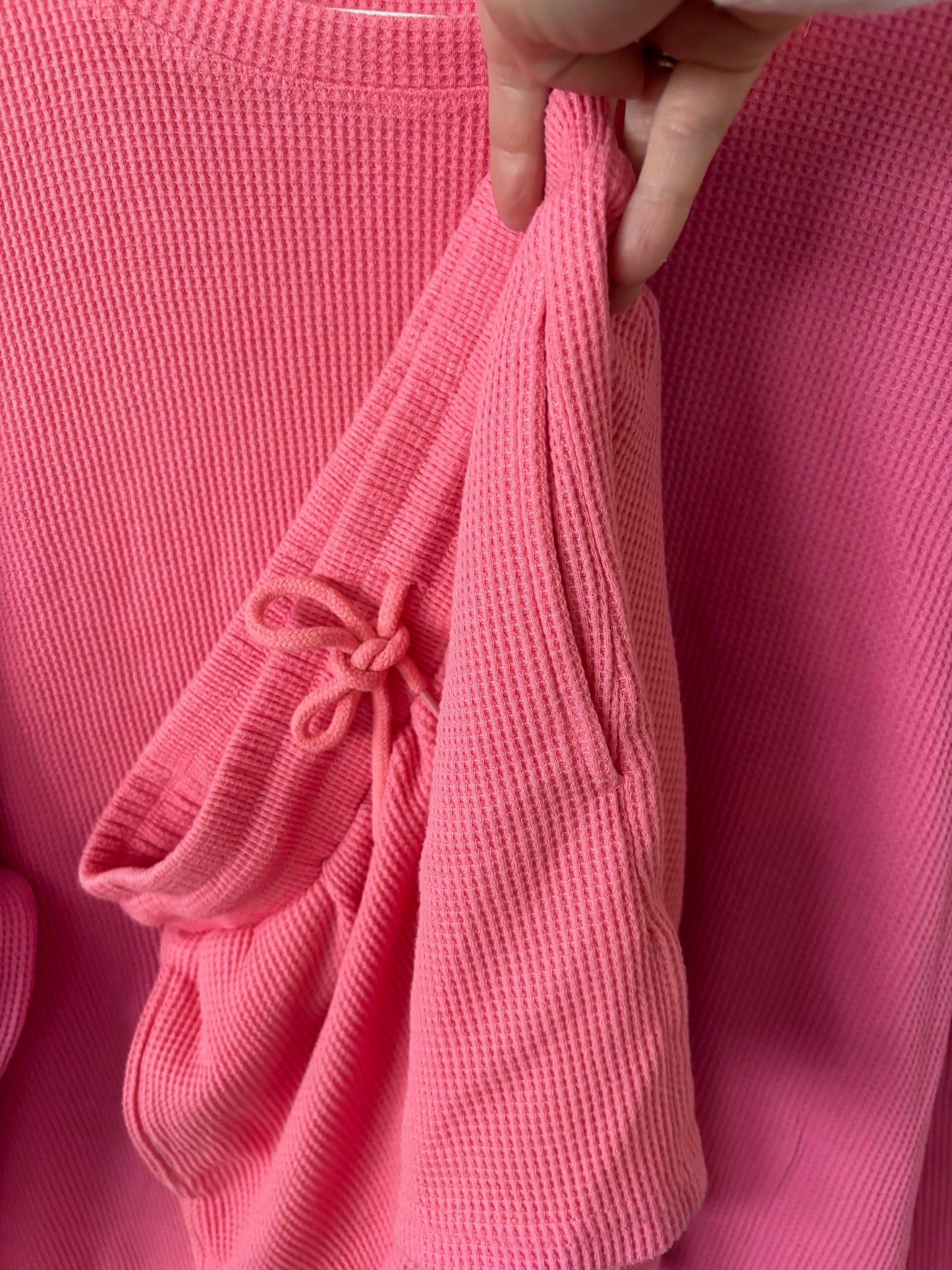 Priv Everyday Waffle Set in Hot Pink | Sz Medium