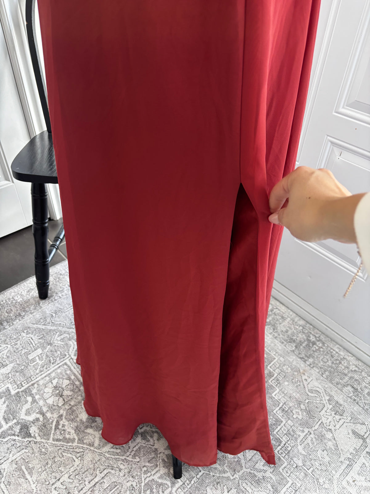 Azazie Convertible Dress (Rust) | Sz 12