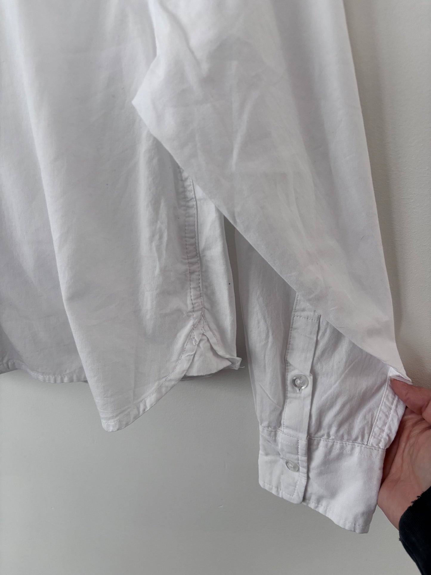 Gap Long Sleeve Button Down White | Sz XS (Oversized, fits Sz Small)
