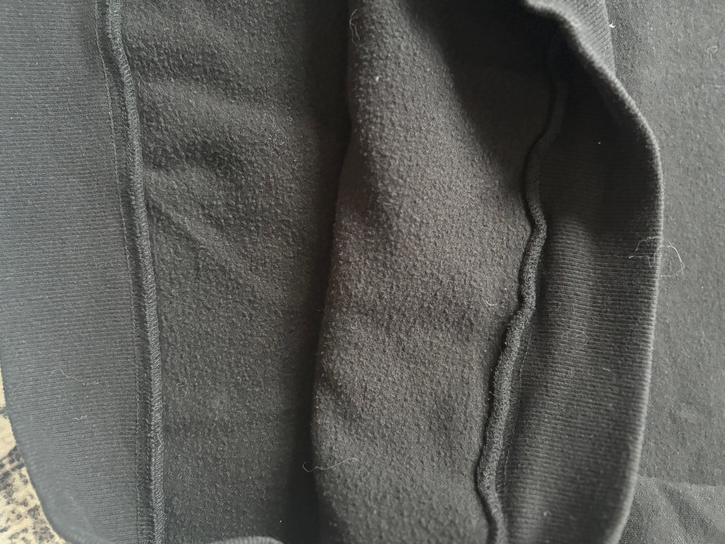 Skims Oversized Cotton Fleece Hoodie in Onyx | XXS (fits like Small)