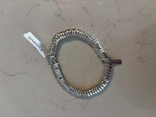 Canvas Laurel Beaded Bracelet (silver) New*
