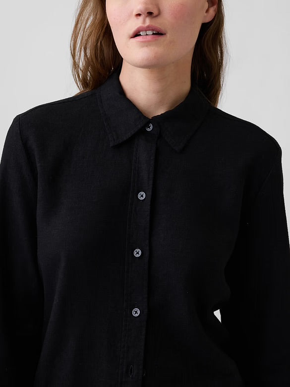 Gap Linen Blend The Easy Shirt | Sz Small