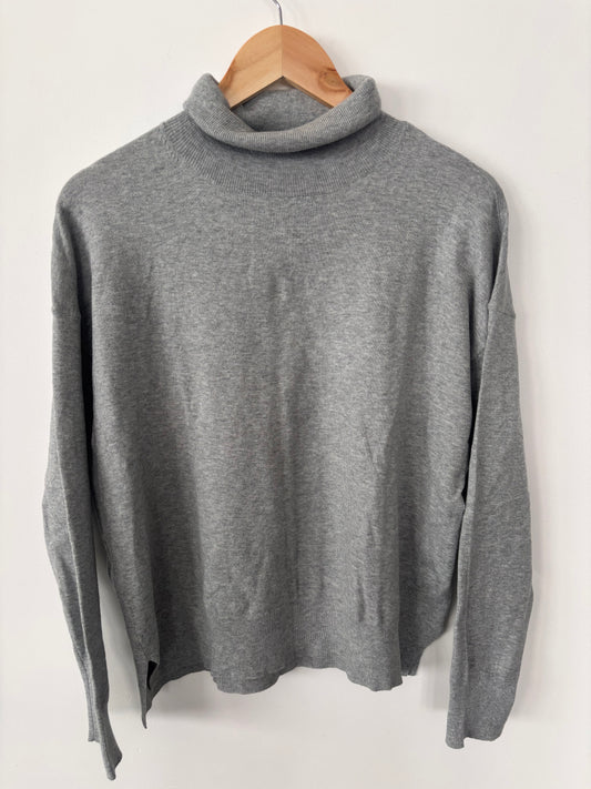 Denver Hayes Grey Lightweight Turtleneck | Sz (W5)