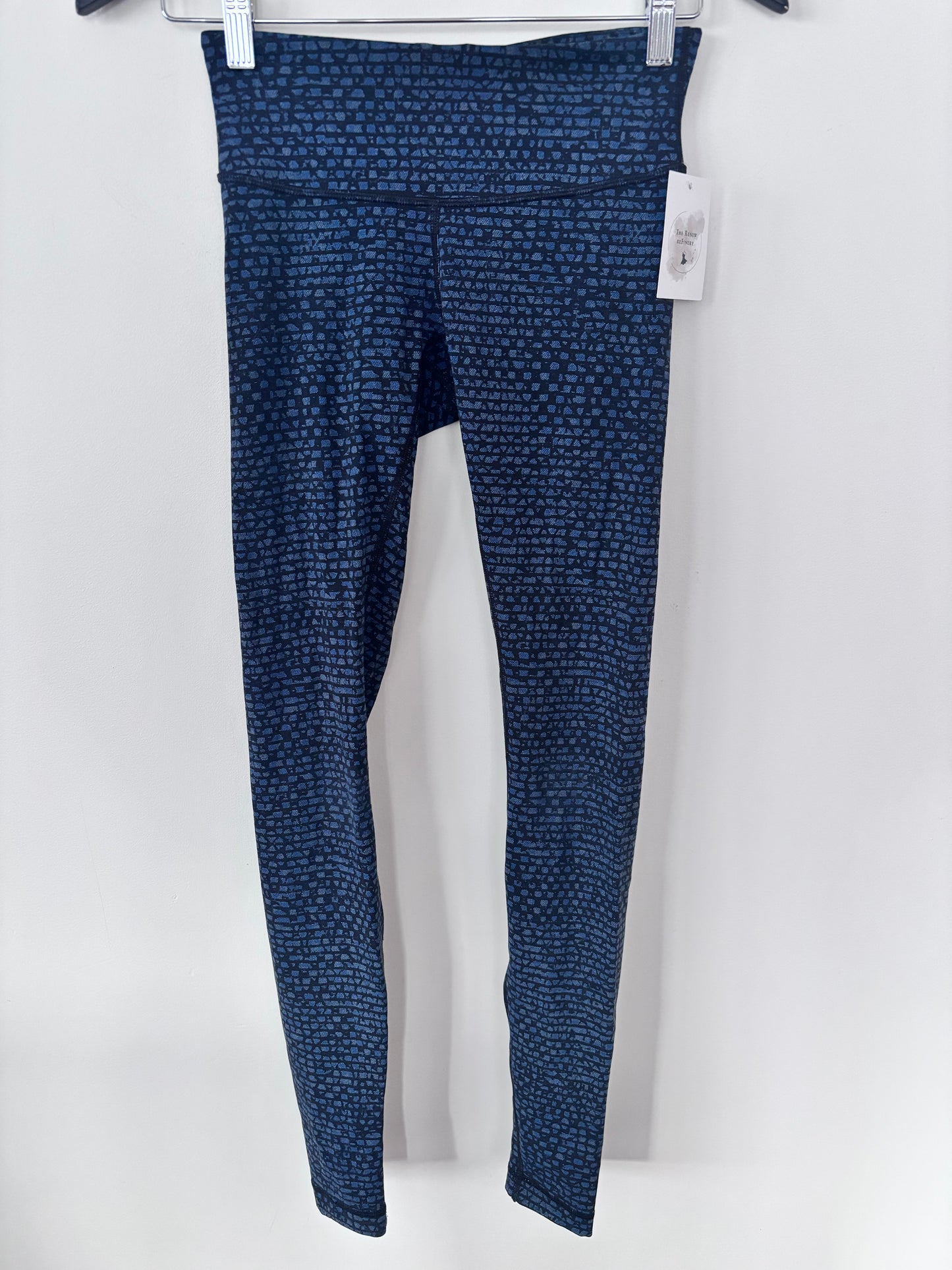 Lululemon Wunder Under Pant/Leggings in Shatter Weave Teal | Sz 4
