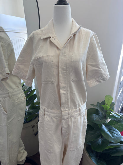 Everlane Short Sleeve Denim Coveralls | Sz 10